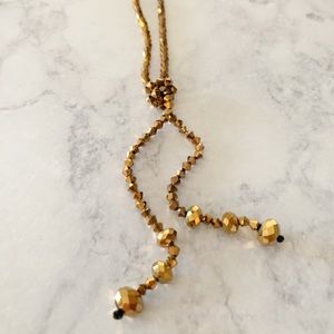 Copper Bling Bead necklace